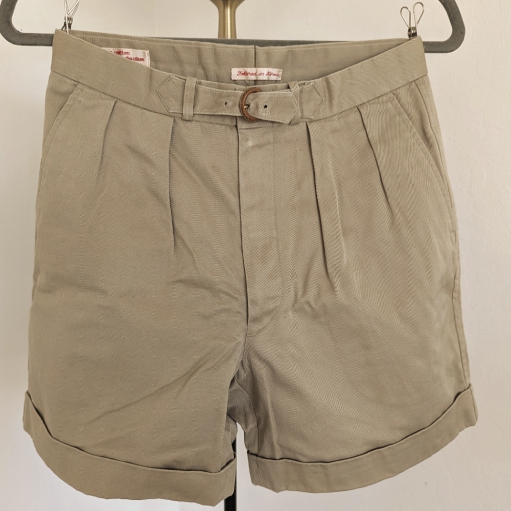 vintage 80s banana republic safari shorts